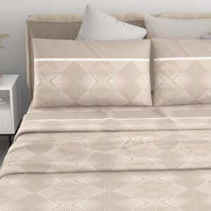 Lenzuola Ginevra Tabacco