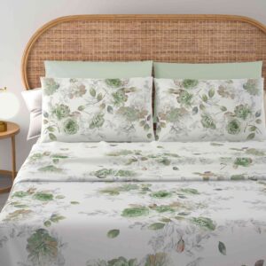 Completo letto in cotone - Rose