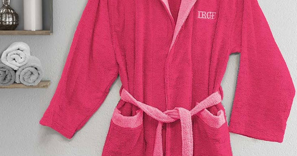 Accappatoio-Bicolore-Fuscia