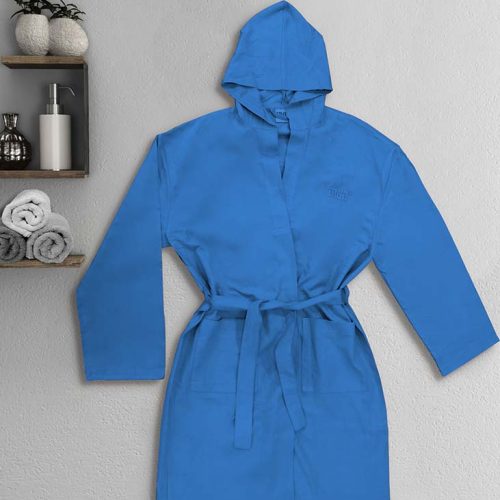 Accappatoio Microfibra Azzurro