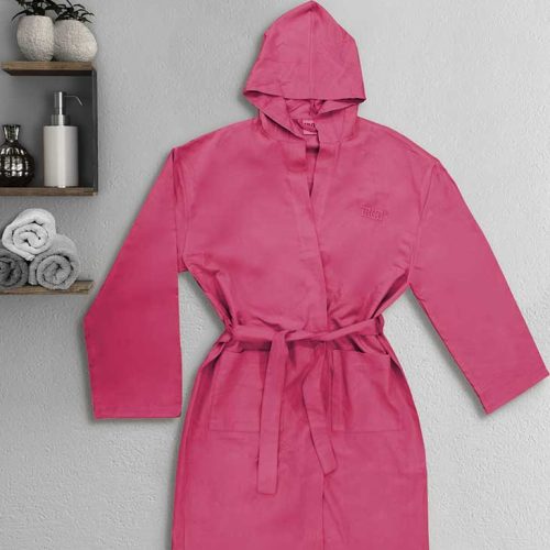 Accappatoio microfibra_kids_Fucsia