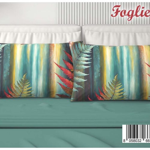 Completo letto digitale Foglie