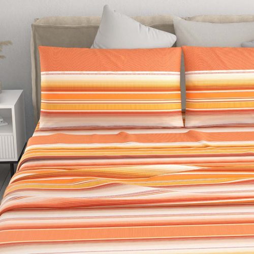 Lenzuola Ginevra Mark arancio