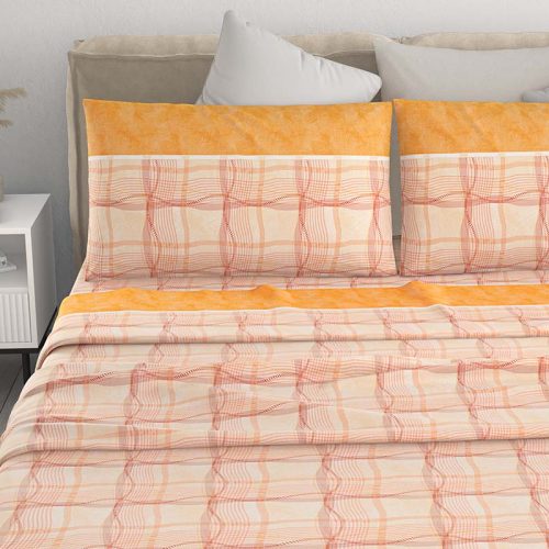 Lenzuola Ginevra Mitico arancio