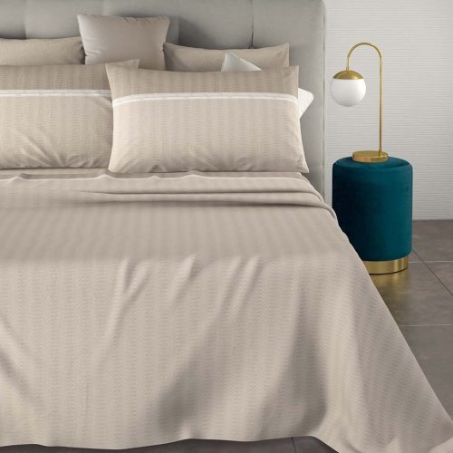 Lenzuola Ginevra Sinai_beige
