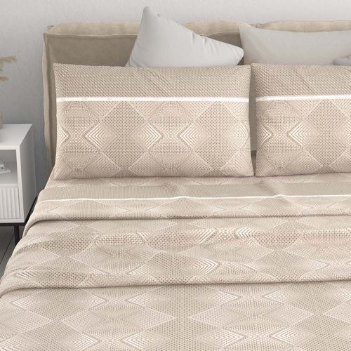 Lenzuola Ginevra Tabacco beige