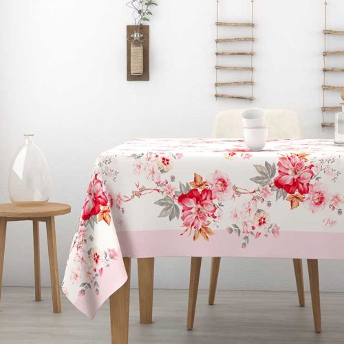 Tovaglia Alba Camelia_Camelia_rosa